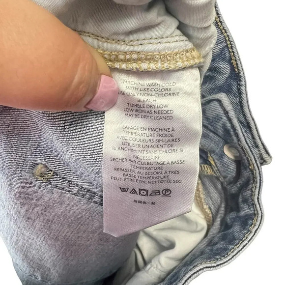 Anthropologie PilcroJeans High-Rise Slim Medium Wash Distressed Plus‎ Size 18W - Picture 14 of 16